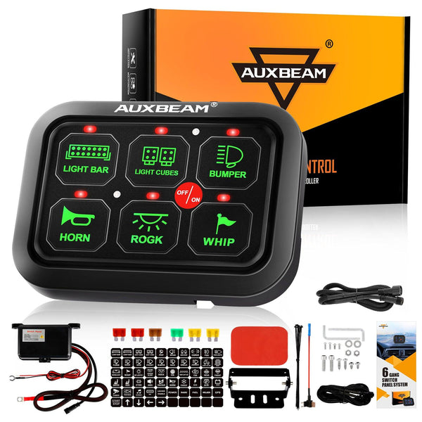 Single Series 6/8 Gang LED Switch Panel,Off Road Light Controller - Dunes 2 Dezert SXS