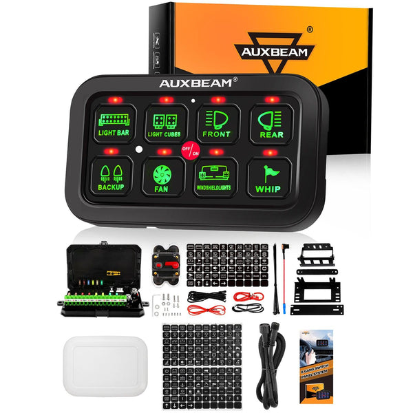 Single Series 6/8 Gang LED Switch Panel,Off Road Light Controller - Dunes 2 Dezert SXS