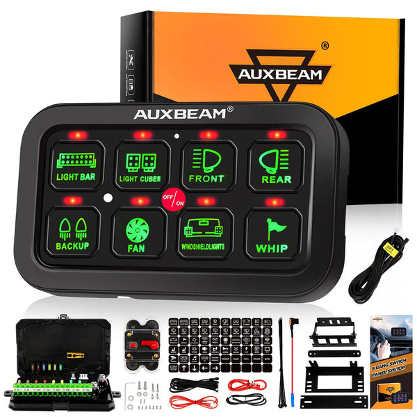 Single Series 6/8 Gang LED Switch Panel,Off Road Light Controller - Dunes 2 Dezert SXS