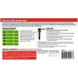 Slime Tube Sealant 1 Gallon – Flat Tire Repair Value Size - Dunes 2 Dezert SXS