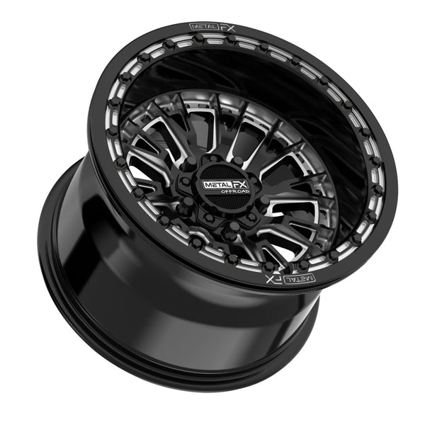 Slayer R Beadlock – Gloss Black Contrast Cut (Polaris 5-Lug) - Dunes 2 Dezert SXS