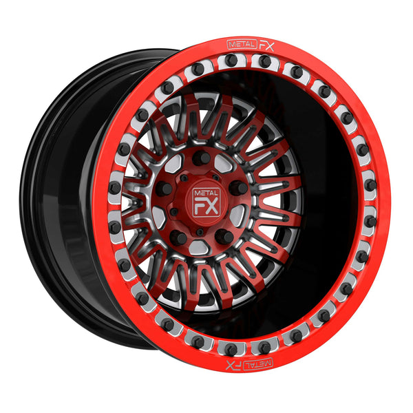 Metal FX Velocity R Custom Forged Beadlock UTV Wheel - Dunes 2 Dezert SXS