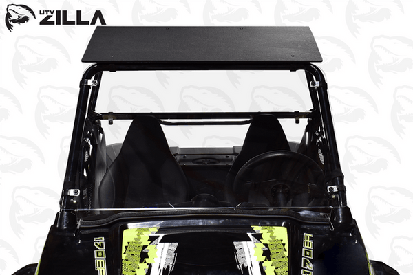 Full polycarbonate windshield for Polaris RZR 170 with rubber seal and tool-less straps