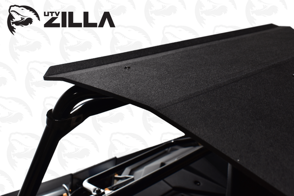 1/4-inch thick hard plastic roof for Polaris RZR 170, CNC cut, UV and water resistant with black stainless hardware