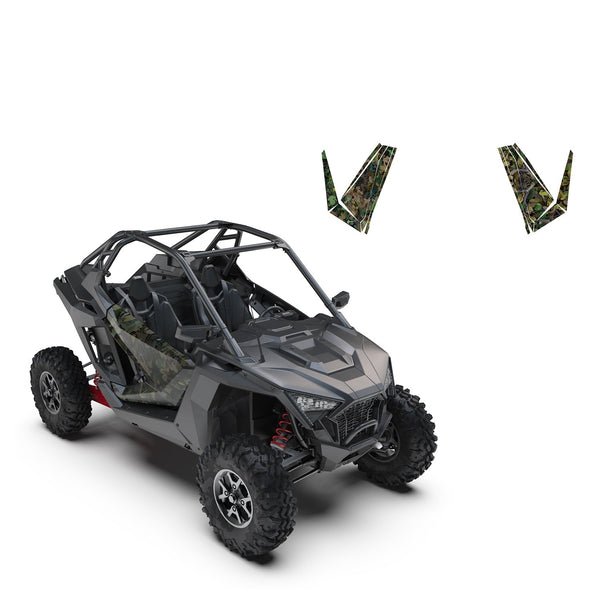 Camouflage Wraps Graphics Kit Fit Polaris RZR PRO XP (Only Doors) - Kemimoto