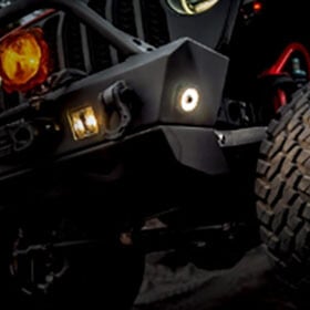 Cyclone V2 LED Rock Light - Single Light - Dunes 2 Dezert SXS