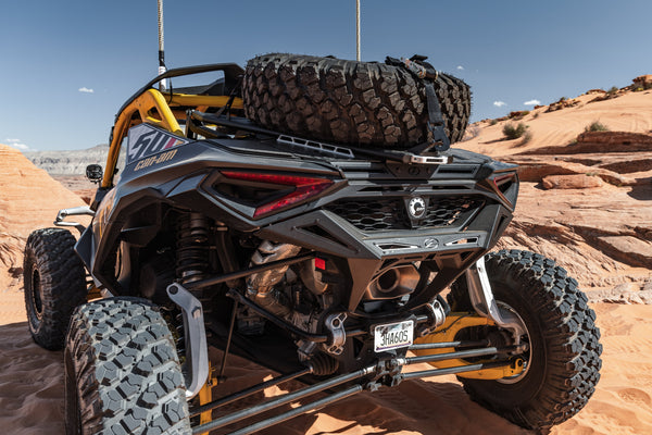 Can-Am Maverick R Volt Tire Rack for Baja Box - Dunes 2 Dezert SXS