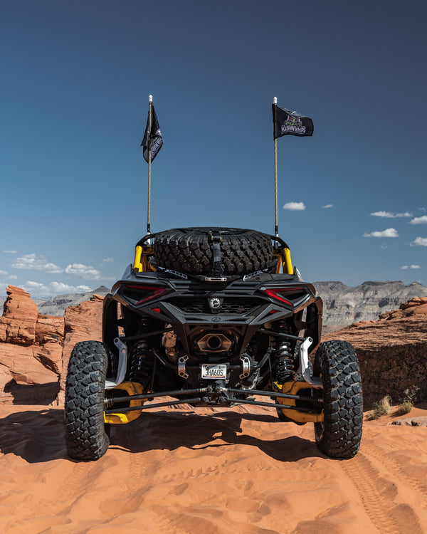 Can-Am Maverick R Volt Tire Rack for Baja Box - Dunes 2 Dezert SXS