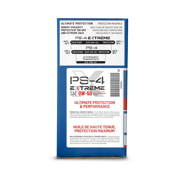 Polaris PS-4 EXTREME 0W-50 Oil Change Kit | 2.5 Qt Full Synthetic - Dunes 2 Dezert SXS