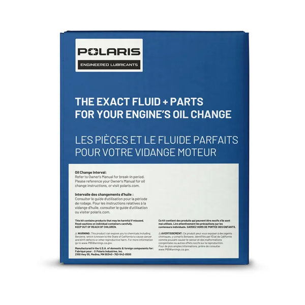 Polaris PS-4 EXTREME 0W-50 Oil Change Kit – 3 Quart | OEM - Turbo - Dunes 2 Dezert SXS