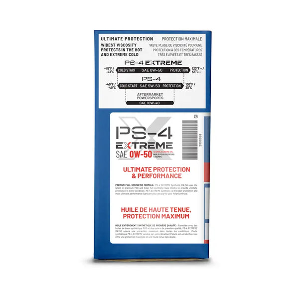 Polaris PS-4 EXTREME 0W-50 Oil Change Kit – 3 Quart | OEM - Turbo - Dunes 2 Dezert SXS