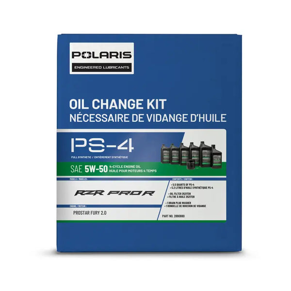 Polaris RZR Pro R PS-4 Oil Change Kit | 5.5 Qt 5W-50 OEM - Dunes 2 Dezert SXS