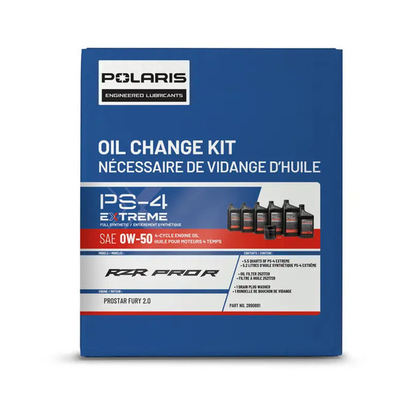 RZR Pro R PS-4 EXTREME Oil Change Kit | 0W-50 Full Synthetic - Dunes 2 Dezert SXS