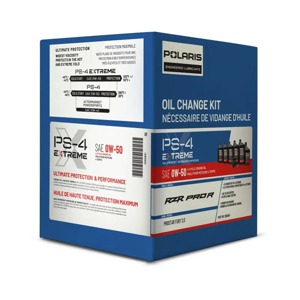 RZR Pro R PS-4 EXTREME Oil Change Kit | 0W-50 Full Synthetic - Dunes 2 Dezert SXS