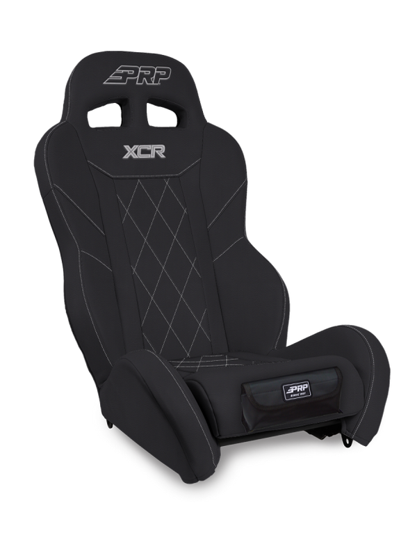 PRP XCR Suspension Seat - Black w Diamond Stitch/Front Pocket