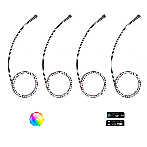 187 Style YXZ Halos with Control Harness - Dunes 2 Dezert SXS