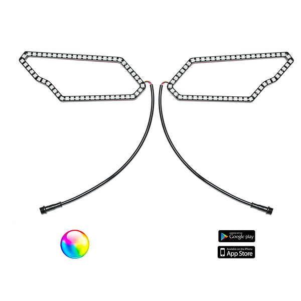 187 Style Can-Am Halos w/ Control Harness - Dunes 2 Dezert SXS