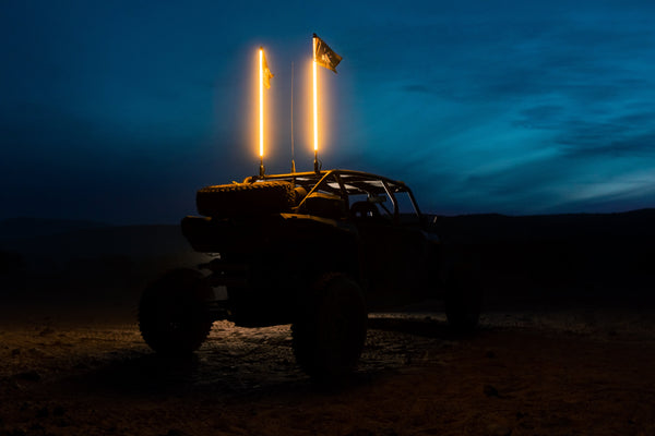 5150 Hyper Color Whips - Dunes 2 Dezert SXS