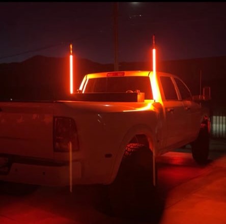 5150 Hyper Color Whips - Dunes 2 Dezert SXS