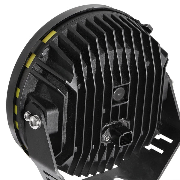 (2pcs/set) 7 Inch/ 9 Inch Round LED Driving Light Black Cover Light Shield Cover - Dunes 2 Dezert SXS