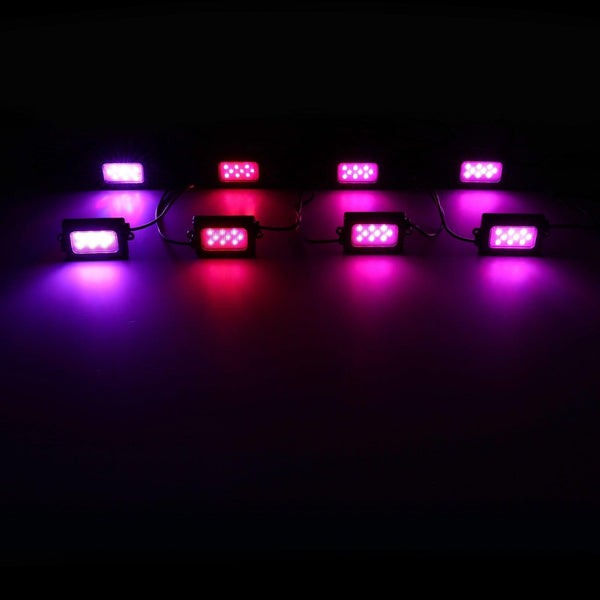 Magic Dream Color RGB LED Rock Lights Kit with Bluetooth APP Control, Multicolor Chasing Neon Underglow Lights for ATV UTV - Dunes 2 Dezert SXS