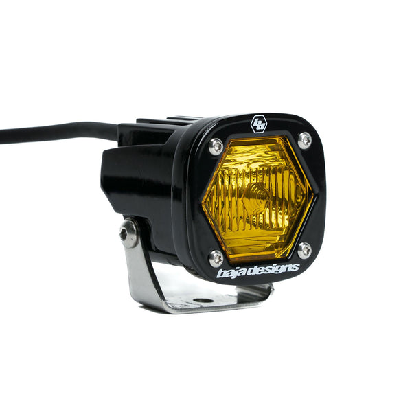 Baja Designs S1 LED Light with Mount – Wide, Work, Spot - Dunes 2 Dezert SXS