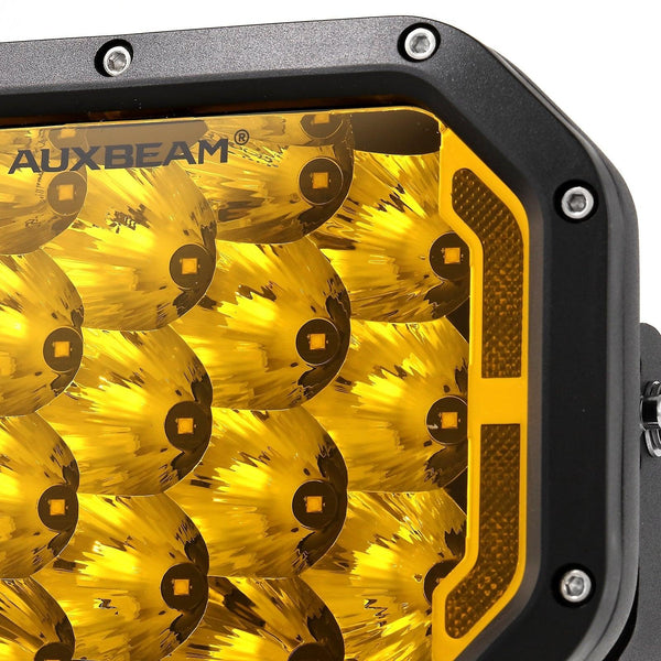 7x5 Inch Rectangle LED Pods Amber Spot Driving Lights with DRL FOR ATV UTV SIDE BY SIDE 4X4 - Dunes 2 Dezert SXS