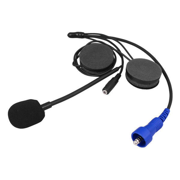 OFFROAD Wired Helmet Kit with Alpha Audio Speakers Mic & 3.5mm Earbud Jack - Dunes 2 Dezert SXS