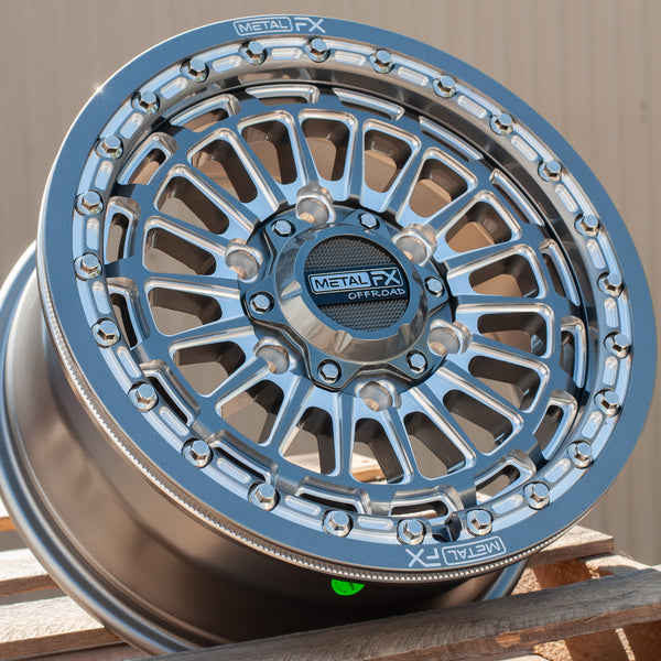 Delta 6R Beadlock – Gunmetal Contrast Cut | Can-Am Maverick R - Dunes 2 Dezert SXS