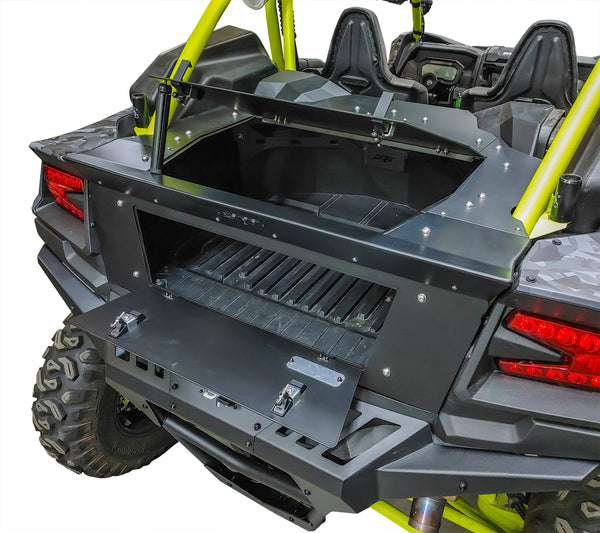 Kawasaki KRX 1000/4 HD Aluminum Storage/Trunk Enclosure - Dunes 2 Dezert SXS