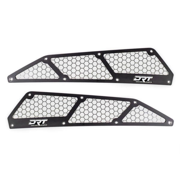 Kawasaki Teryx KRX/4 1000 Air Intake Vent Cover Set (Black/Raw) - Dunes 2 Dezert SXS