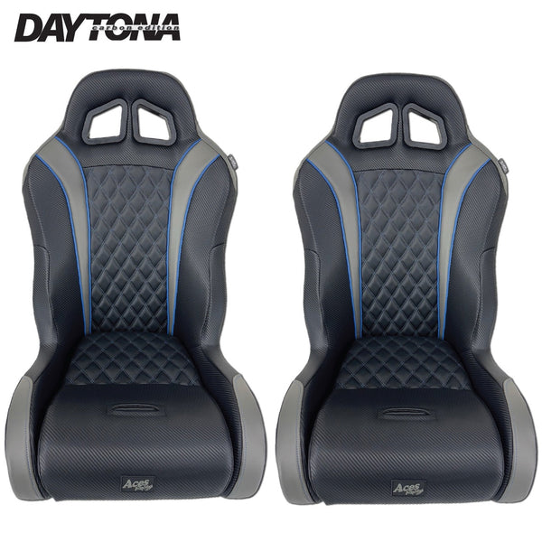 Aces Racing Carbon Daytona Seats Pair | UTV Suspension Seats - Dunes 2 Dezert SXS