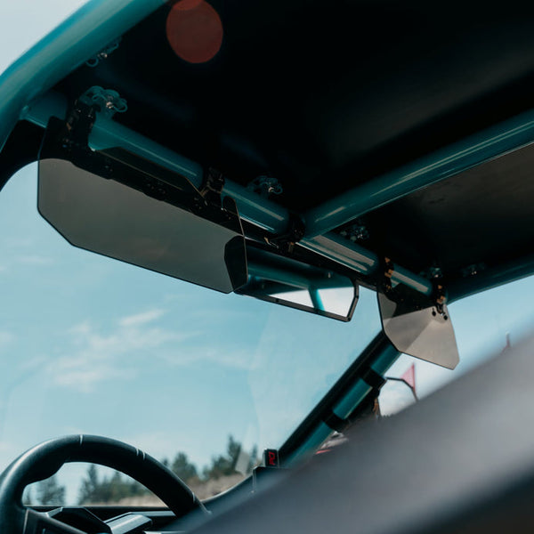 12" Chupacabra Offroad Sun Visors – Driver & Passenger - Dunes 2 Dezert SXS