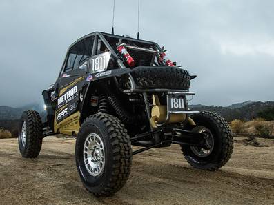 Forged Method 412 Bead Grip UTV Wheel with raw machined finish, multi-spoke design, and 1600 lb load rating for extreme off-road conditions.