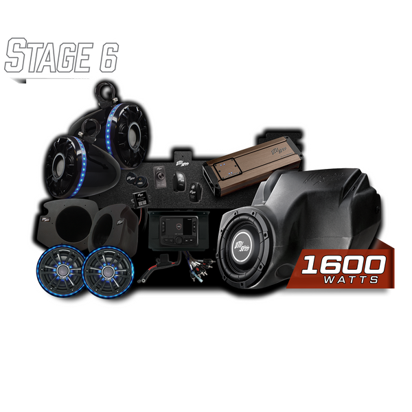 RZR® Elite Series Stage 6 Stereo Kit | UTVS-RZR-S6-E - Dunes 2 Dezert SXS