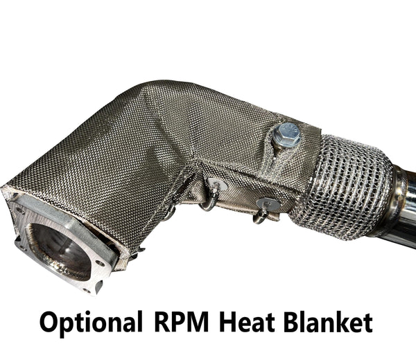 RPM RZR 2.5" E-Valve exhaust with electronic dump for Turbo R, Pro XP & XPT; adds horsepower and turbo sound at the push of a button.