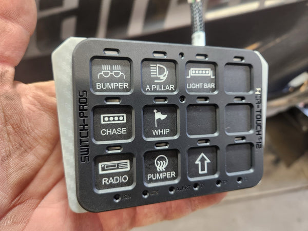 SFM Maverick R SwitchPros RCR-12 Mount | Carbon Finish - Dunes 2 Dezert SXS