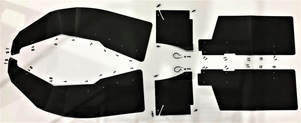 Polaris General XP 1000 Mud Flap Fender Extensions