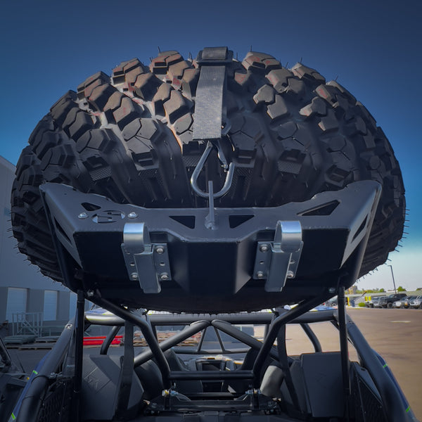 Polaris Pro R X-Plorer Series Spare Tire Carrier - Dunes 2 Dezert SXS