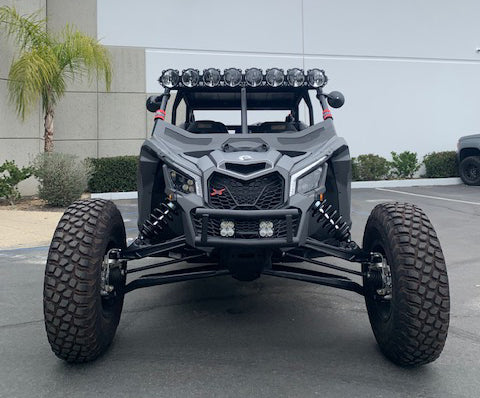SDR Can-Am X3 Baja Series Front Bumper - Dunes 2 Dezert SXS
