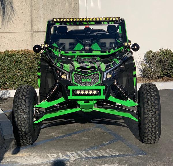 SDR Can-Am X3 Baja Series Front Bumper - Dunes 2 Dezert SXS