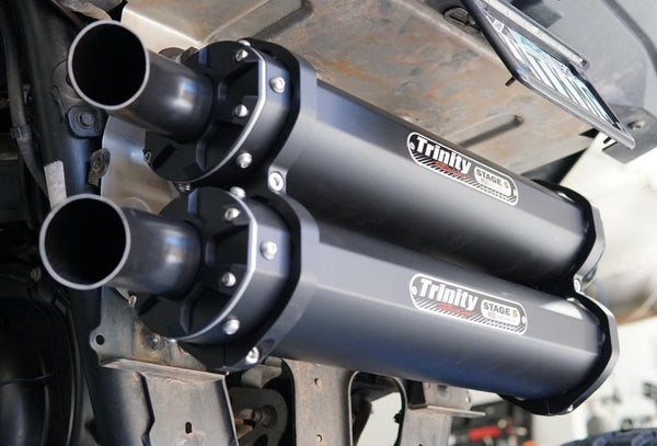 Trinity Racing Stage 5 Full Exhaust System (Polaris RZR) - Dunes 2 Dezert SXS