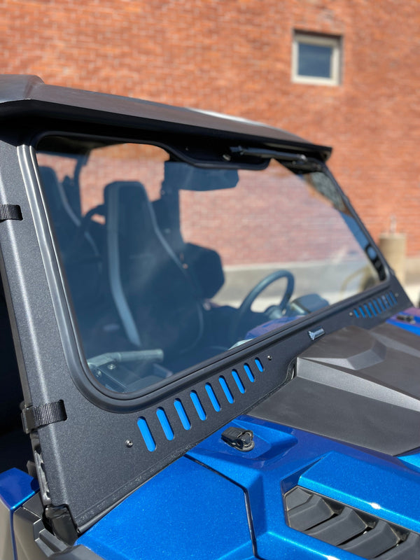 Yamaha Wolverine Vented Glass Windshield - Dunes 2 Dezert SXS
