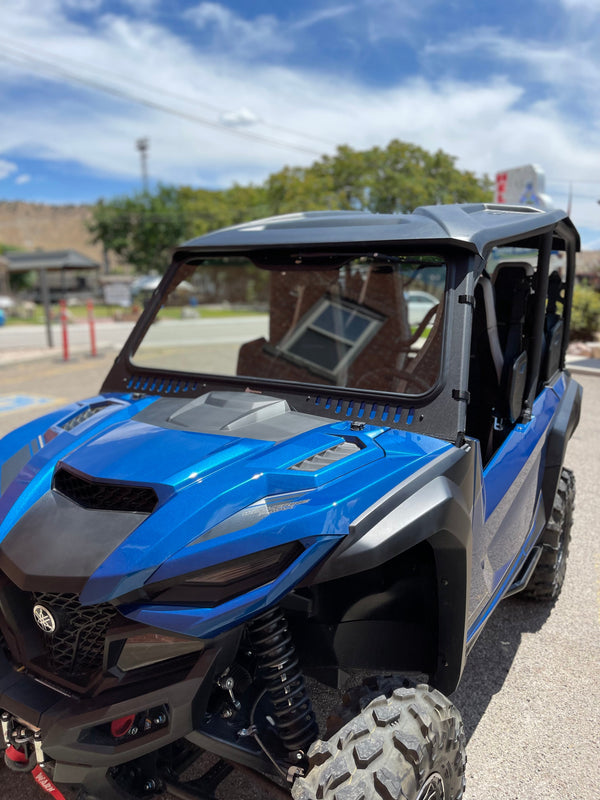 Yamaha Wolverine Vented Glass Windshield - Dunes 2 Dezert SXS