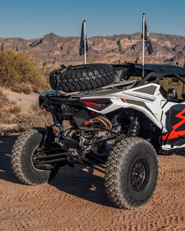 Can-Am Maverick R Volt Tire Rack for Baja Box - Dunes 2 Dezert SXS