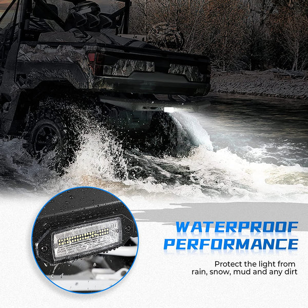 Rear Bumper with Light For 2018-2022 Polaris Ranger XP 1000/ Crew XP 1000 (#OE: 2882529) - Kemimoto