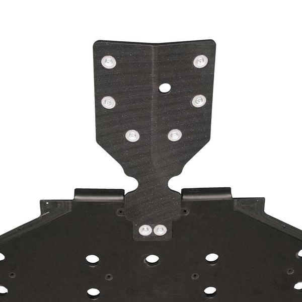 Can-Am Maverick X3 with Factory UTV UHMW Front Differential Skid Plate for added protection over exposed OEM front diff area