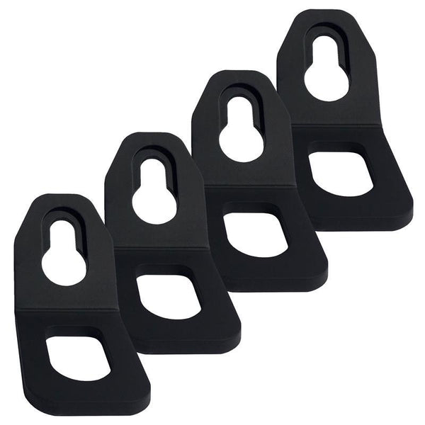 Factory UTV tie down tabs installed on Can-Am Maverick X3, powder-coated for durability and stock-location compatibility