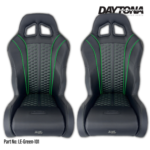 Limited Edition Black Daytona 101 Suspension Seats | UTV - Dunes 2 Dezert SXS