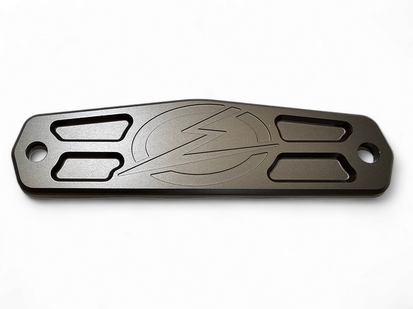 Elektric Offroad Designs UTV Winch Fairlead Cover Plate | Gun Metal - Dunes 2 Dezert SXS